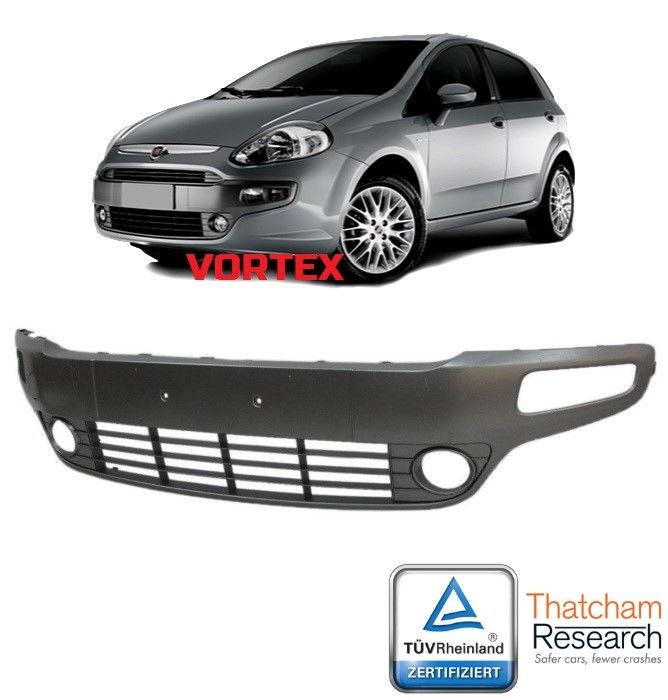 FİAT - ÖN TAMPON PANJURU ( GÜMÜŞ GRİ ) PUNTO EVO 2010- - 735511753