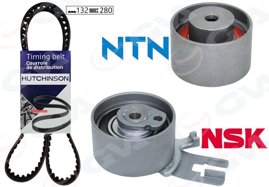 EKSANTRİK GERGİ KİTİ 132x280 VOLVO C30 C70 S60 S80 V70 > XC60 XC70 XC90 2.4TDI 20V K015580XS 31258305-31359568