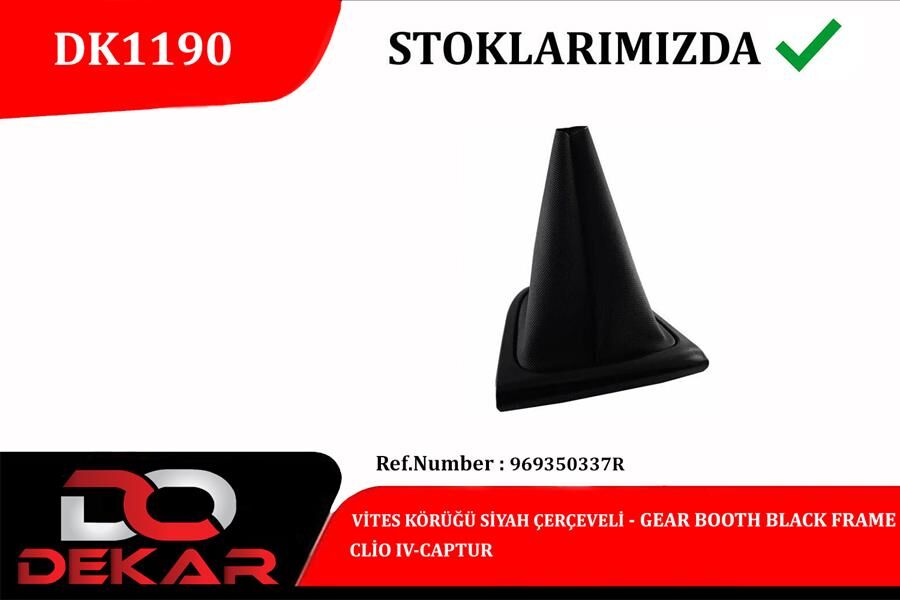 VİTES KÖRÜĞÜ SİYAH ÇERÇEVELİ CLİO IV-CAPTUR 969350337R