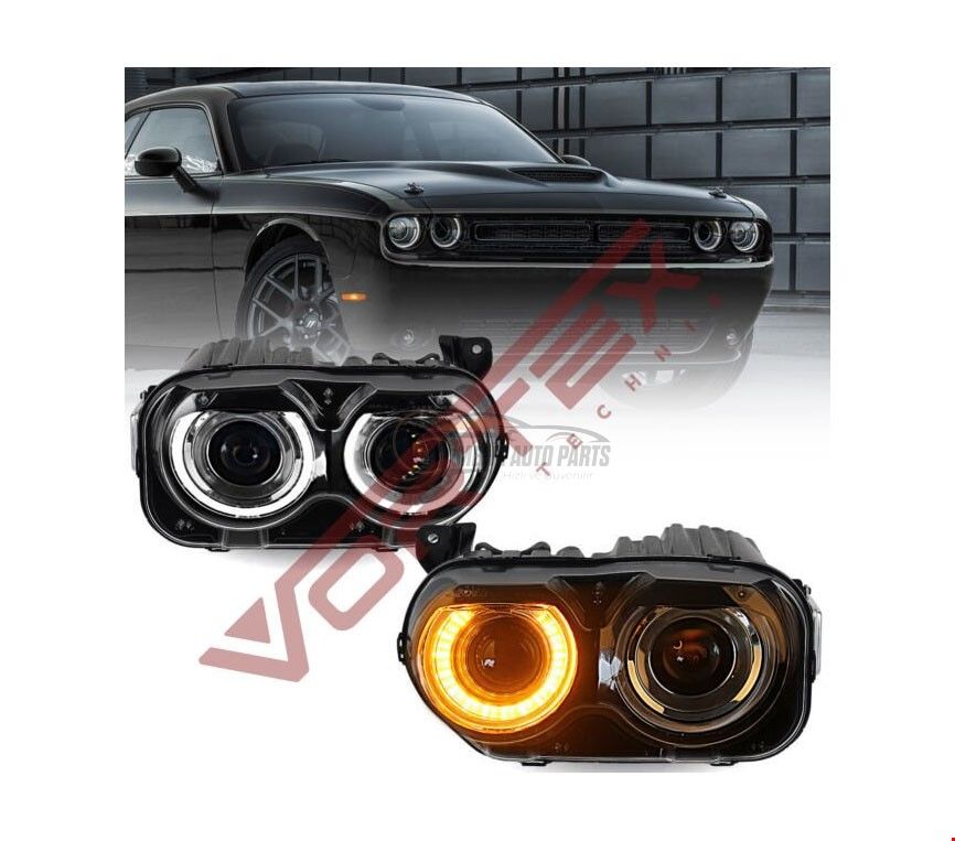 DODGE - CHALLENGER 2008-2014 İÇİN 2015-2022 LED FAR TAKIMI -
