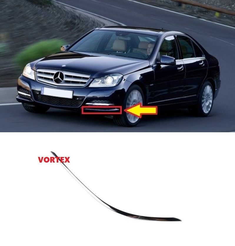 MERCEDES - ÖN TAMPON NİKELAJI SOL W204 2011- - 2048853721