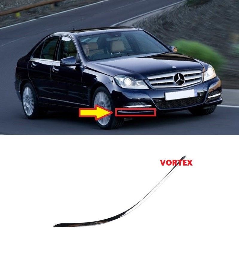 MERCEDES - ÖN TAMPON NİKELAJI SAĞ W204 2011- - 2048853821