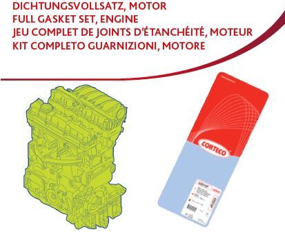 MOTOR TAKIM CONTA KOMPLE AİT-ÜST P306-P406-XSARA 1.8 16V XU7J 430602P 0197.X7