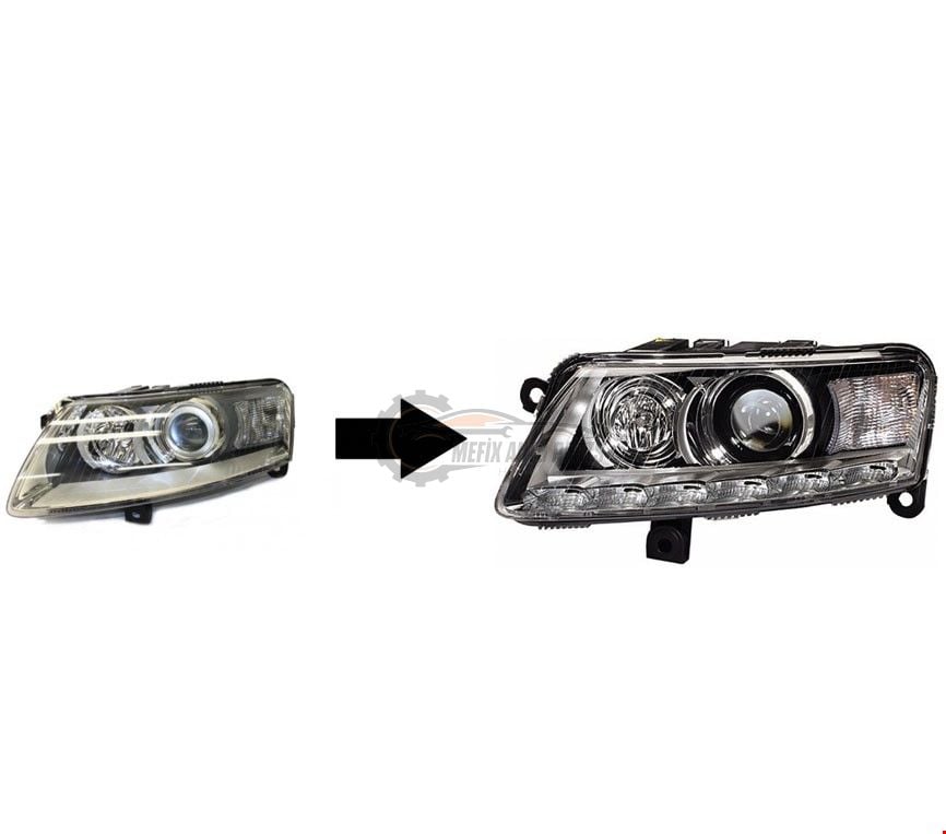 AUDİ - A6 2005- İÇİN 2008-LED FAR DÖNÜŞÜM SETİ - 4F0941003A / 4F0941004A