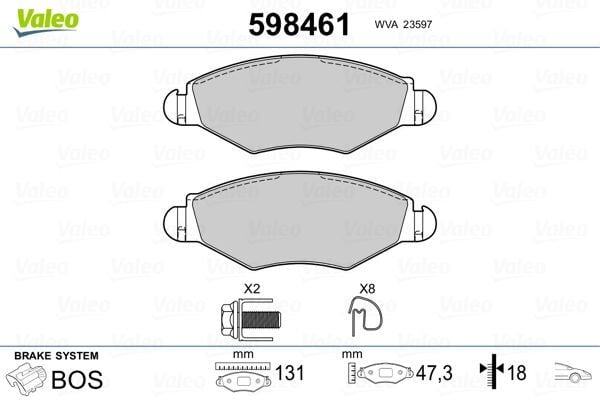 ON FREN BALATASI VOLVO S60 2.5 VOLVO V70 2.5 RENAULT MEGANE III RS 30645135-30683412-30748513-30748