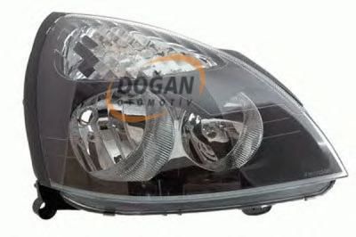 RENAULT - ÖN FAR (SİYAH) SAĞ CLİO 2001- - 7701054063