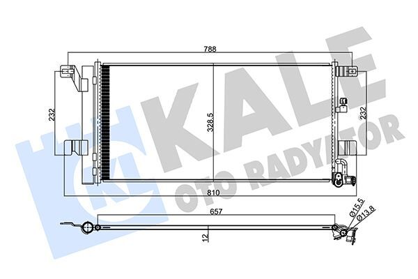 KONDENSER AUDI A4 16-A5 17-A6 19-A7 19- AL/AL 8W0816411L-8W0816411Q-8W0816421