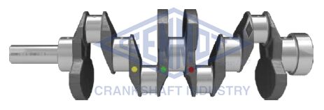 KRANK MİLİ MITSUBISHI L200 2.5L 4D55 4D56 K14T K64T K74T 86-06 / L300 2.5L P15V 86-06 / PAJERO L044G 88-91 / HYUNDAI H100 D4BA 94-> Turbosuz araçlar için  2311142002-2311142901