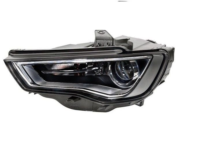 AUDİ - ÖN FAR KOMPLE ( ÇİFT BEYİN ÜZERİNDE) SOL A3 2013- - 8V0941005C / 8V0941043C /