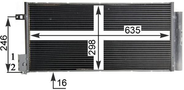 KOMPLE FAN 600 W 12 V BMW F45 F48 F39 MINI F60 PREMIUM LINE  17427646410