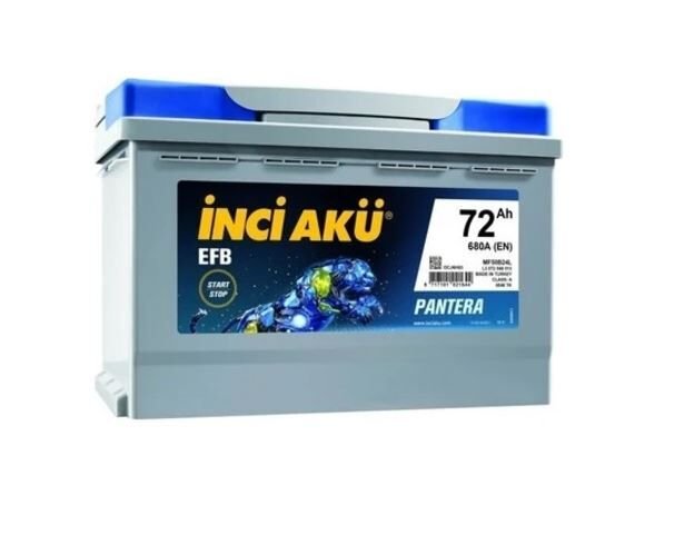 AKÜ 12V 72AH START STOP EFB 680A EN