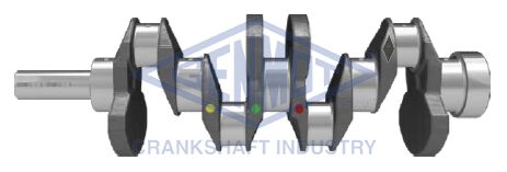 KRANK MİLİ HYUNDAI H100. H2600 2.6L D4BB TC TCI KAMYONET turbo 97-04 DÖVME ÇELİK  2311142902