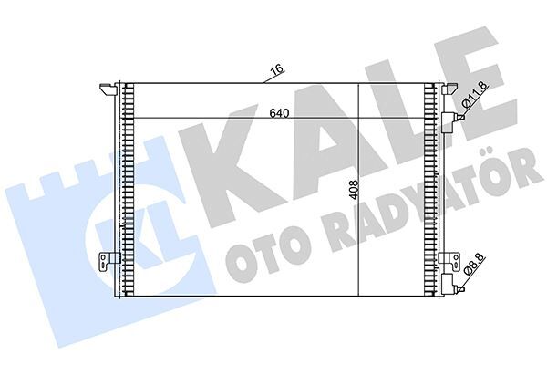 KLİMA RADYATÖRÜ KONDENSERİ VECTRA C-SIGNUM 04>09 1.9 CDTI Z19DTL-DT-DTH AL/AL 640x408x16 FIAT CROMA 13114943-1850095-71740472