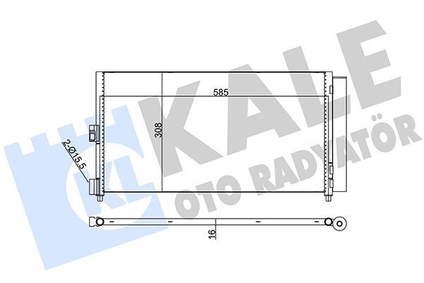 KLİMA RADYATÖRÜ KONDENSER FIAT DOBLO 01>IDEA 04>PUNTO 03> LANCIA YPSILON 06>11 1.2 1.3JTD 1.4 1.9JTD 46820833-51732993-51802116-51804991