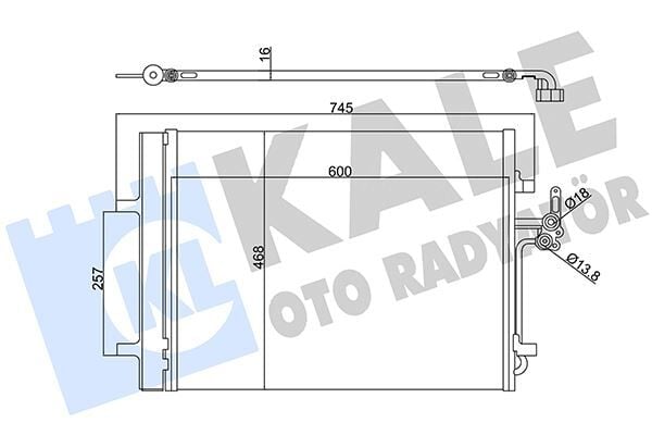 KLIMA RADYATORU MONDEO IV S MAX 07 >2.0 TDCI GALAXY 2.0TDCI 07>14 VOLVO S60 S80 II V60 V70 III XC70 II 2.5 / 3.2 224DT 204PT DISCOVERY SPORT L550 14> FREELANDER 2 L359 06>14 R.R EVOQUE L538 11>19 6G91 19710 CC-9G9119710BA-6G9119710