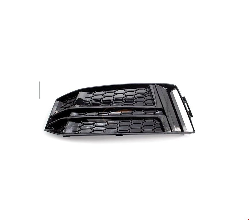AUDİ - ÖN TAMPON IZGARASI SOL S-LİNE (GRİ) A4 2017- - 8W0807681F RN4