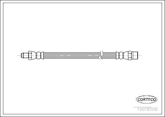 FREN HORTUMU ON / ARKA MERCEDES W110 W113 W114 W115 W116 W460 W463 B601 B602 A1234280535