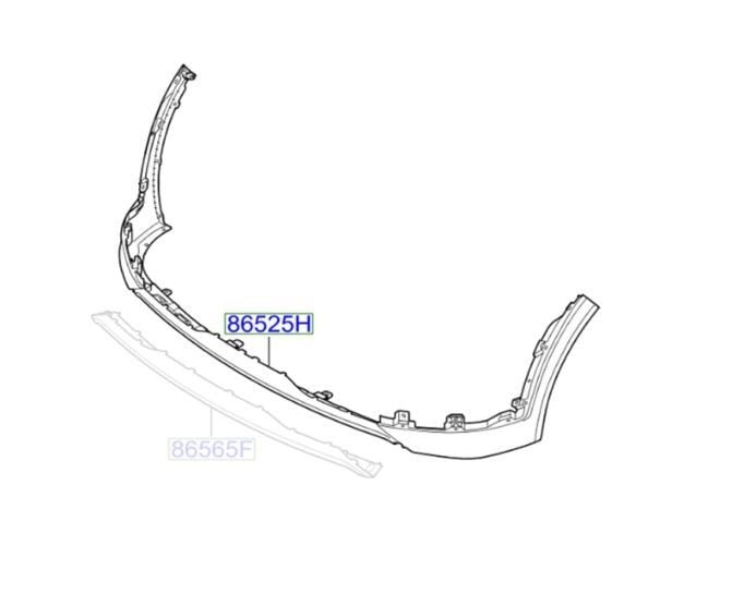 HYUNDAİ - ÖN TAMPON ALT SPOYLER TUCSON 2016- - 86512-D7200