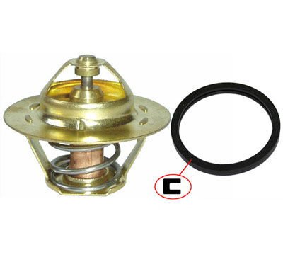 TERMOSTAT R11-FLASH DIZEL-106-306-405-406-BERLINGO-PARTNER 1.8 97> (83c) - OEM 1337.30,1338.37,7690014319