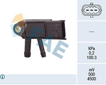 DPF SENSOR VOLVO C30 10>15 C70 10>13 S40 II 10>12 S60 II 10>14 S80 II 10> V50 10>12 31370160-31293659