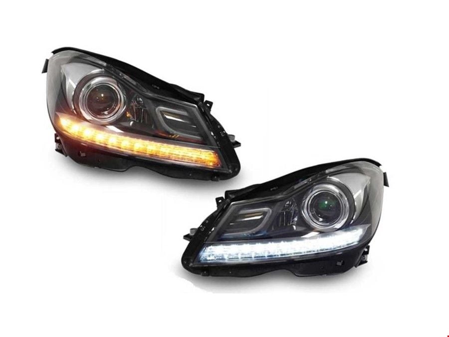 MERCEDES - ÖN FAR SET ( HOLOJENİ-XENONA ÇEVİRME ) W204 2011- - 2048204439 / 2048204039 / 2048203639 / 2048204339 / 2048203939 / 2048203539