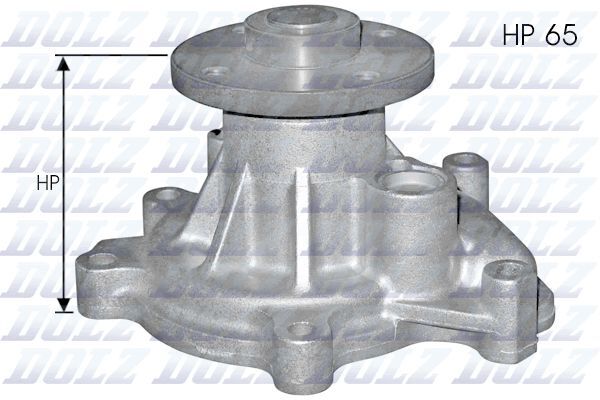 DEVİRDAİM SU POMPASI TOYOTA YARIS 1.0L 1SZ-FE SCP10 03-05 / 1.3L 2SZ-FE SCP12 SCP90 03-09 4 DELİK FLANŞ 1610029125-1610009141