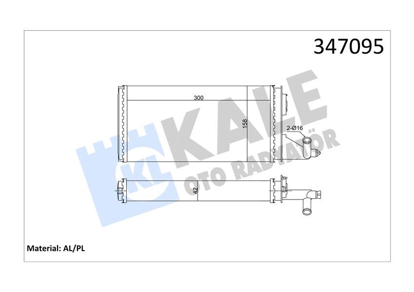 KALORİFER RADYATÖRÜ IVECO DAILY TD 89-96 93930678