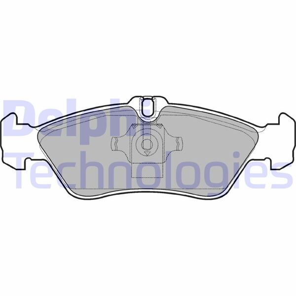 FREN BALATASI ARKA MERCEDES SPRINTER B901>B904 . VW LT 28-35-46 A0024204020-2D0698451