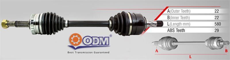 AKS SOL Combo 1.6 2001- MT/AT A:22 C:580 B:22