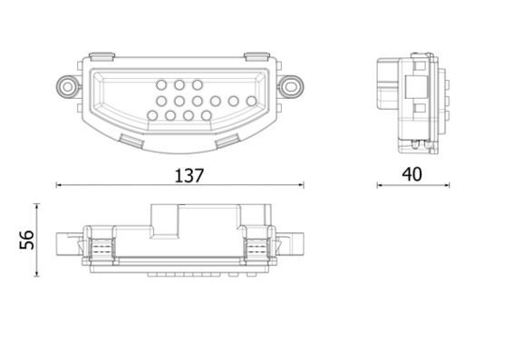 KLIMA FAN REGULATORU MERCEDES VITO W447 14> A4479063000