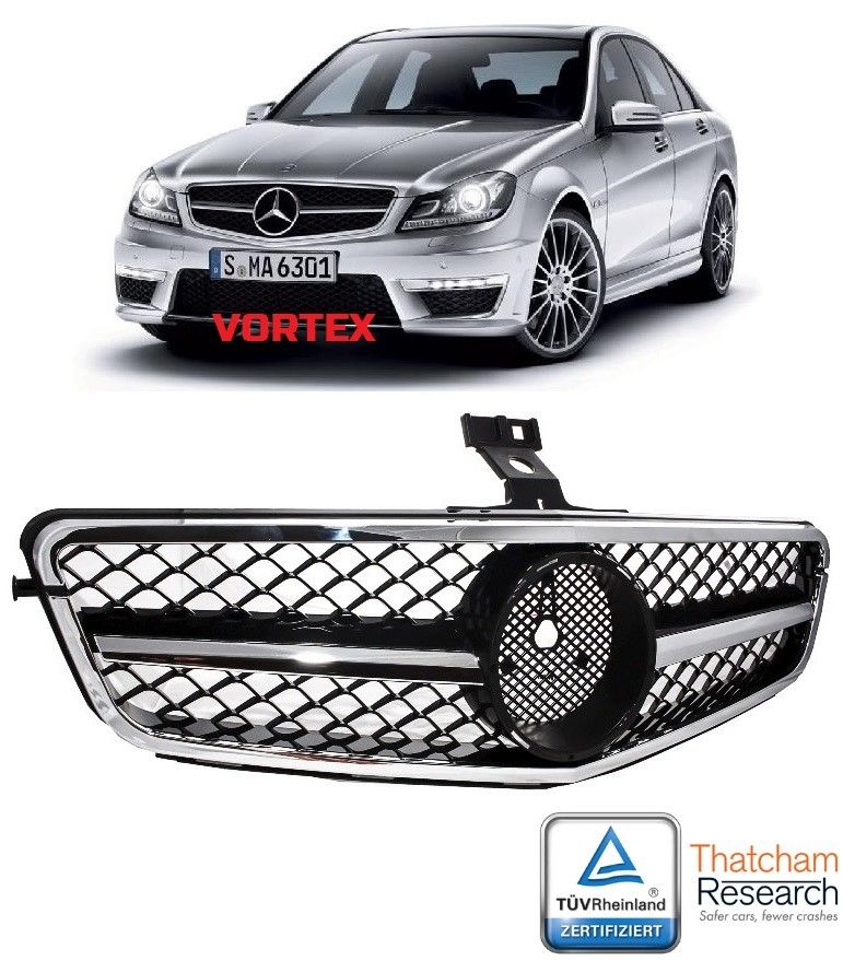 MERCEDES - ÖN PANJUR C63 AMG KROM W204 2007- -