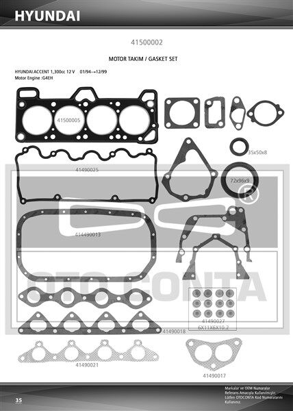 EKSANTRİK KAPAK İÇ CONTA SİLİKON KAPLI METAL RENAULT MASTER-TRAFIC 2.2-2.5 8200265412