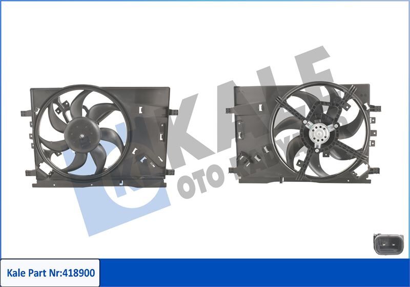 FAN MOTORU DAVLUMBAZLI OPEL CORSA D 06> GRANDE PUNTO 06> 1.0-1.2-1.4 XE-XEP 130W-390mm KLİMASIZ ARAÇLAR 13263551-55702186-55700341-1341393