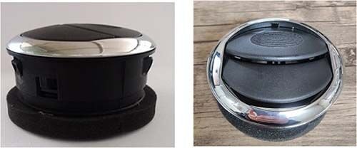 KALORİFER HAVALANDIRMA DİFRİZÖRÜ ÖN GÖĞÜS SAĞ-SOL NİKELAJLI BIPPER-NEMO-FIORINO  735461076-8265.FA