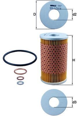 YAG FILTRESI MERCEDES M115 M180 M130 W110 W111 W112 W114 W115 W123 C123 S123 W460 A0001848301