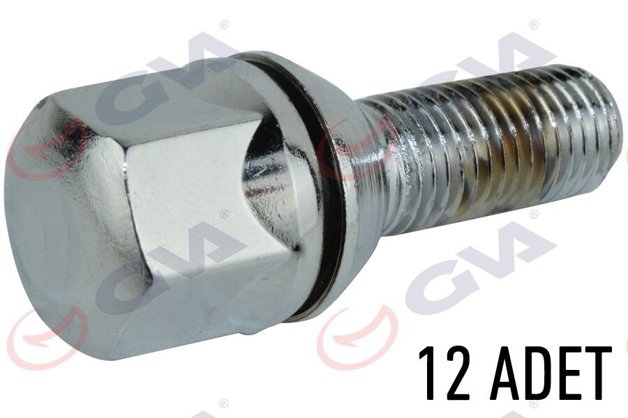BİJON CİVATASI RENAULT 9-11 PULLU KROMAJLI PAKET 12 8200058101