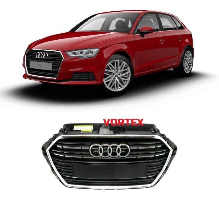 AUDİ - ÖN PANJUR (BÜYÜK PLAKALIKLI) A3 2017- - 8V3853651AA 3FZ