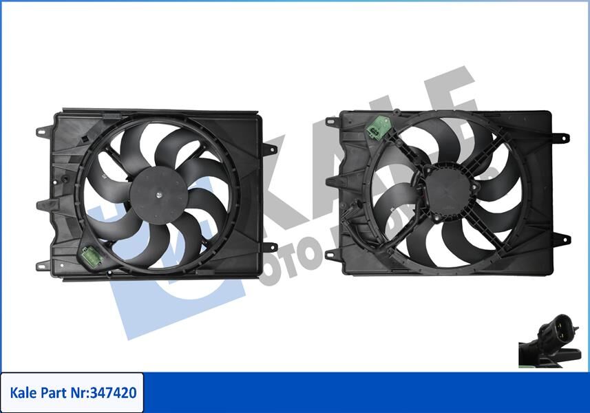 FAN MOTORU DAVLUMBAZLI FIAT EGEA 1.3MTJ-1.4 95PS 52052605-52015585