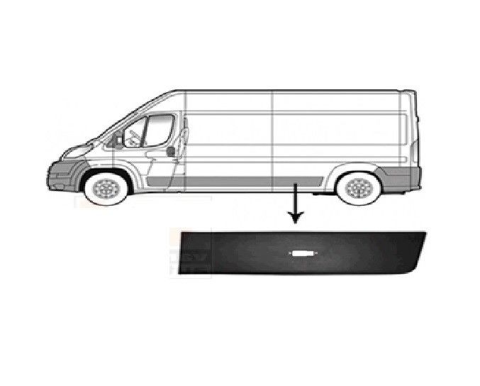 FİAT - ARKA ÇAMURLUK SOL ÖN KUŞAĞI (DELİKLİ) DUCATO 2007- - 735438350 / 8547Z1