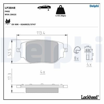 ARKA FREN BALATASI OTOMATİK EL FRENİ ZAFIRA LIFE 19> VIVARO C 19> JUMPY III 16> EXPERT 16> TOYOTA PROACE 16> 294 mm 1673597480-155253722-SU001B2799