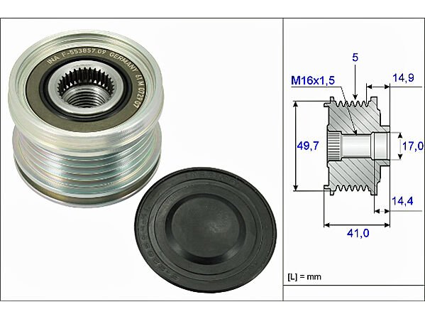 ALTERNATOR KASNAGI MERCEDES W168 W169 W414 MITSUBISHI COLT 1.5 DID 04>12