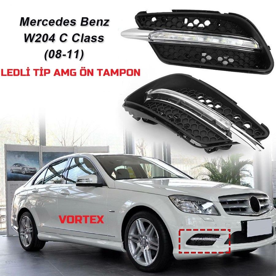 MERCEDES - ÖN TAMPON ( AMG - LEDLİ TİP ) W204 2007- - 2048857625