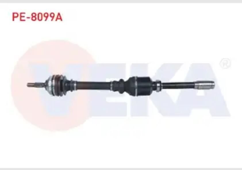 KOMPLE AKS SAG ON ABSLI 48 DIS UZUNLUK 807mm PEUGEOT 206 1.4i 16v A-T SNZ.AL4 26 DIS 1998-2006