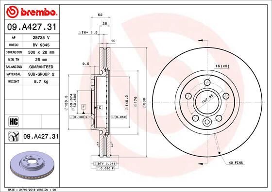 ON FREN DISK AYNASI MONDEO IV S MAX GALAXY 07>11 FREELANDER 2 06-14 EVOQUE 12-18 > VOLVO S60 II 10 > S80 II V70 III XC70 II 06 > 300cm CAP 7G911125BA-30769056