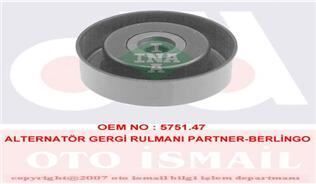 ALTERNATÖR GERGİ RULMANI PARTNER-P206-306-JUMPY 1.9D -P307 1.4 16V-1.6 16V-C2 1.4-1.6-C3 1.4i-1.4 16V - OEM 5751.47