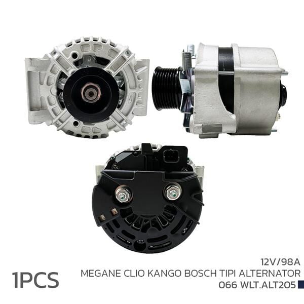ALTERNATÖR SARJ DİNAMOSU 12V 98A MEGANE CLIO KANGO BOSCH TIPI 124415043