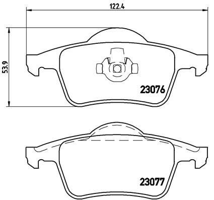 ARKA BALATA VOLVO S60 2000-2010 S80 1998-2006 V70 97-07 XC70 97-07 S70 97-00 272399-274334-8634925-WVA23075