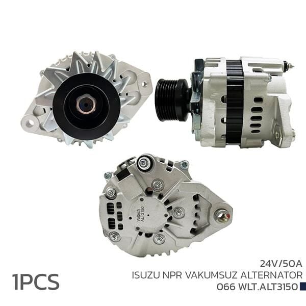 ALTERNATÖR SARJ DİNAMOSU 24V 50A ISUZU NPR VAKUMSUZ 2506151