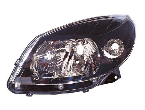 FAR SAĞ MANUEL SİYAH ÇERÇEVELİ DACIA SANDERO 08> 8200526422-260104793R