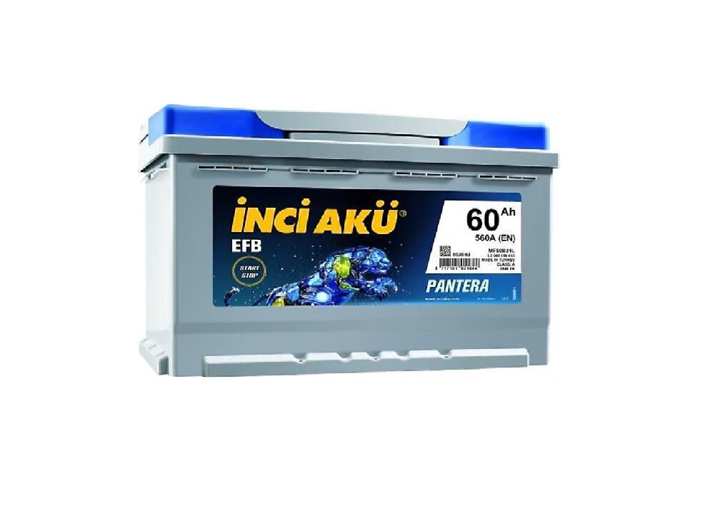 AKÜ 12V 60 AH START STOP EFB 560A EN